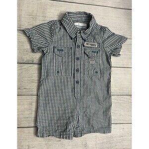 Columbia PFG Baby Boy Bonehead Fishing Romper Outfit, Size 3-6 months
